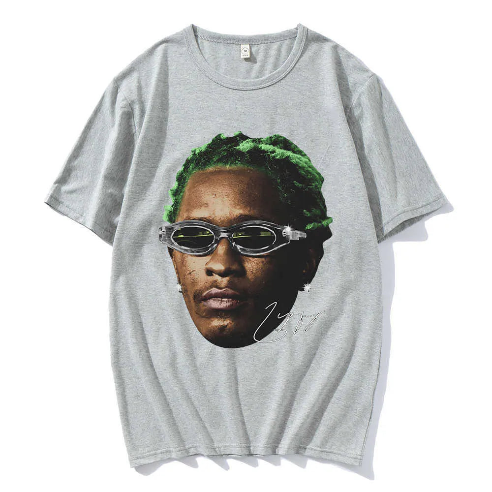 Mens T-Shirts Rapper Young Thug Graphic T Shirt Men Women Fashion Hip Hop Street Style Tshirt Summer Casual Short Sleeve Tee Shirt Oversized J230705