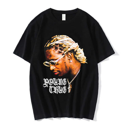 Mens T-Shirts Rapper Young Thug Graphic T Shirt Men Women Fashion Hip Hop Street Style Tshirt Summer Casual Short Sleeve Tee Shirt Oversized J230705