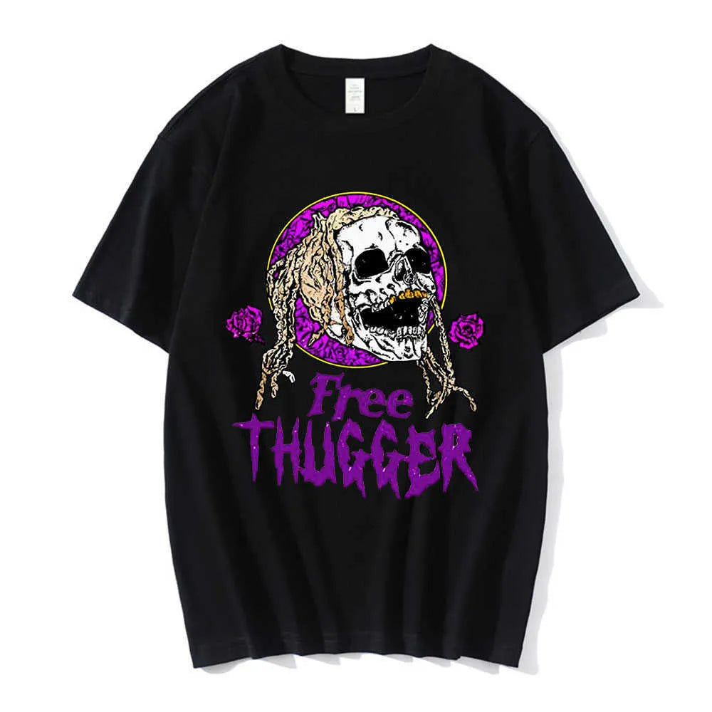 Mens T-Shirts Rapper Young Thug Graphic T Shirt Men Women Fashion Hip Hop Street Style Tshirt Summer Casual Short Sleeve Tee Shirt Oversized J230705