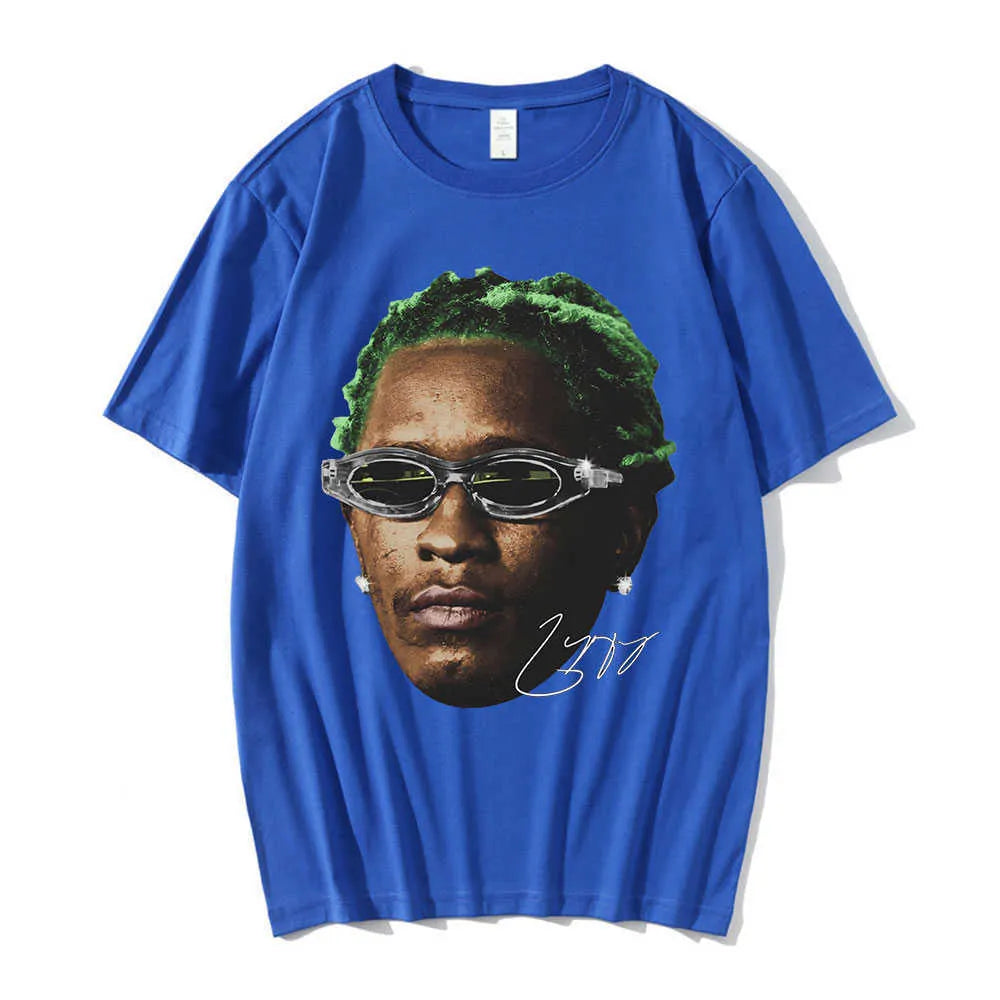 Mens T-Shirts Rapper Young Thug Graphic T Shirt Men Women Fashion Hip Hop Street Style Tshirt Summer Casual Short Sleeve Tee Shirt Oversized J230705