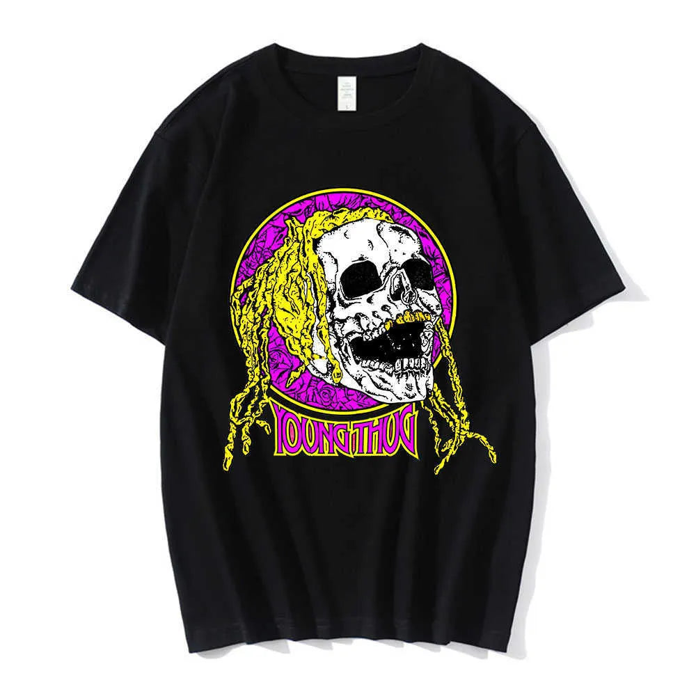 Mens T-Shirts Rapper Young Thug Graphic T Shirt Men Women Fashion Hip Hop Street Style Tshirt Summer Casual Short Sleeve Tee Shirt Oversized J230705