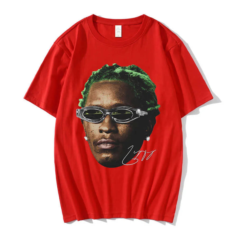 Mens T-Shirts Rapper Young Thug Graphic T Shirt Men Women Fashion Hip Hop Street Style Tshirt Summer Casual Short Sleeve Tee Shirt Oversized J230705