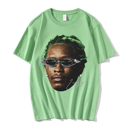 Mens T-Shirts Rapper Young Thug Graphic T Shirt Men Women Fashion Hip Hop Street Style Tshirt Summer Casual Short Sleeve Tee Shirt Oversized J230705
