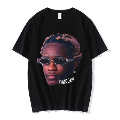 Mens T-Shirts Rapper Young Thug Graphic T Shirt Men Women Fashion Hip Hop Street Style Tshirt Summer Casual Short Sleeve Tee Shirt Oversized J230705