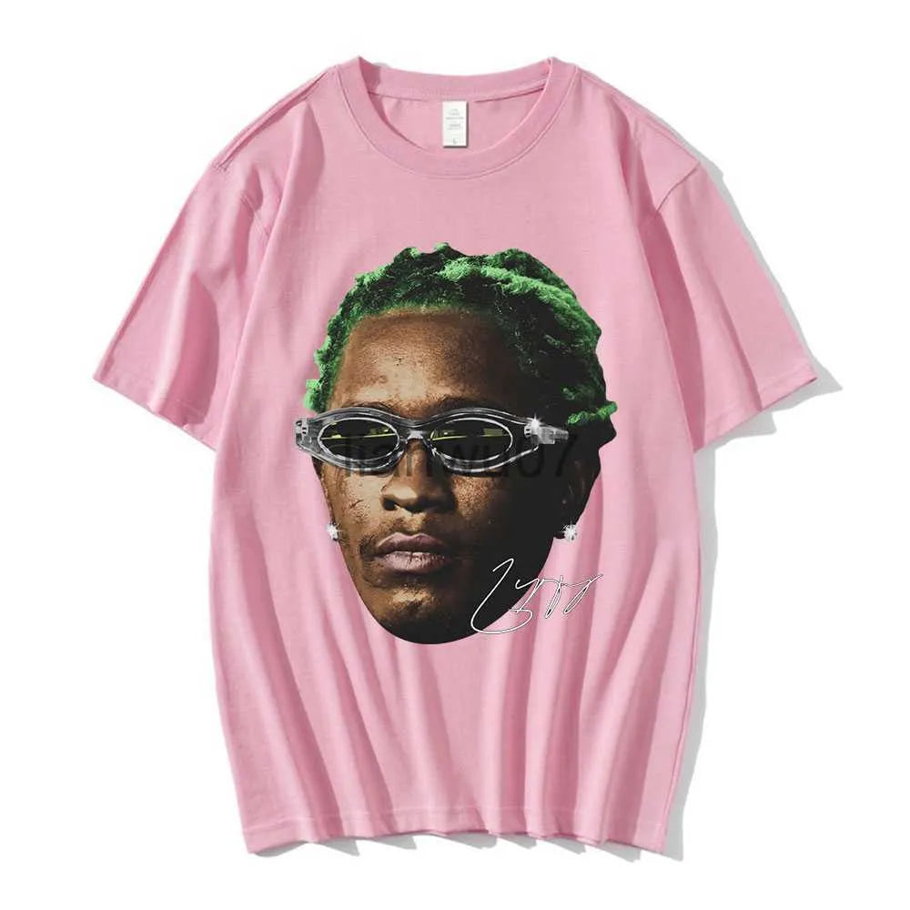 Mens T-Shirts Rapper Young Thug Graphic T Shirt Men Women Fashion Hip Hop Street Style Tshirt Summer Casual Short Sleeve Tee Shirt Oversized J230705