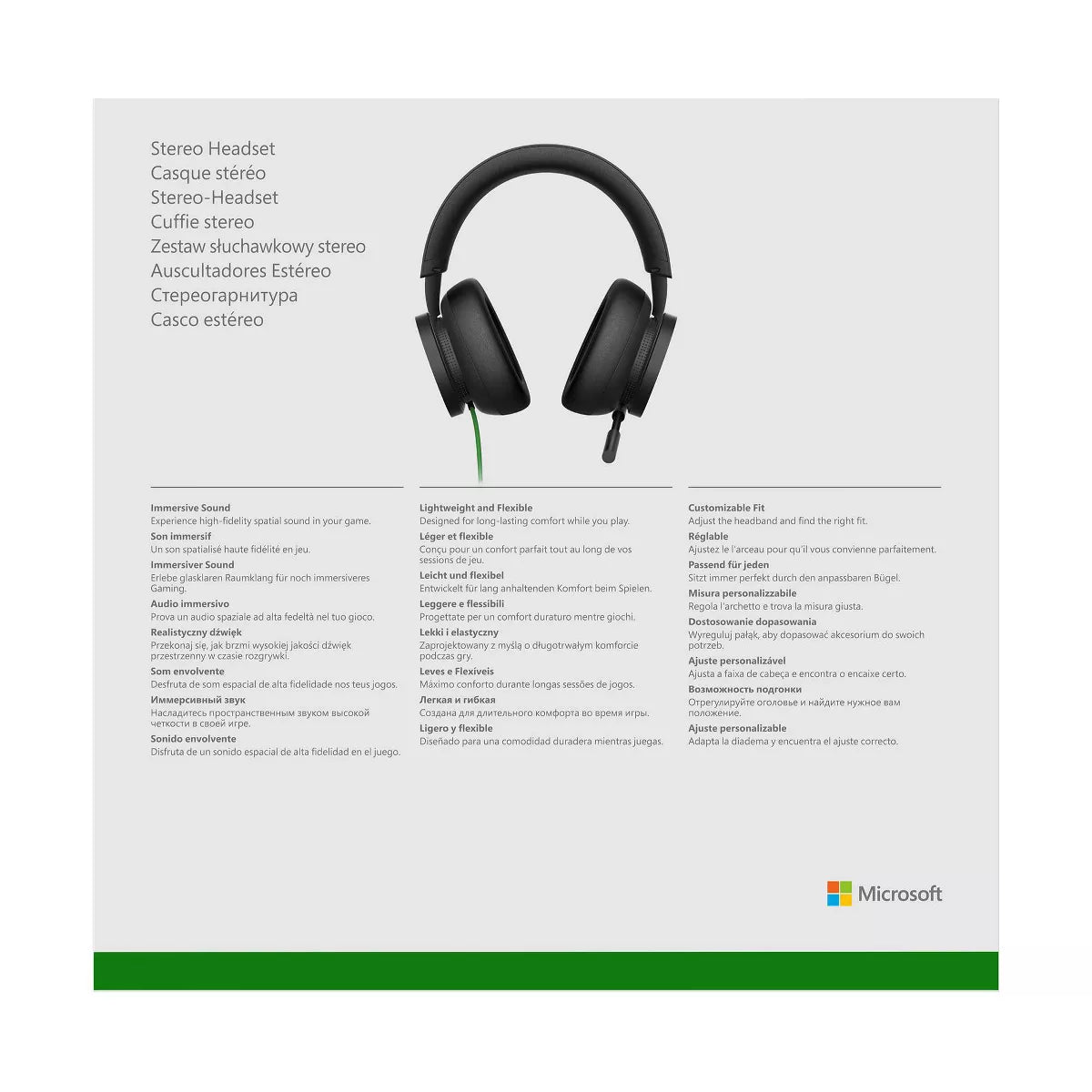 Xbox Wired Gaming Stereo Headset for Xbox Series X|S/Xbox One: Foam Cushions, 3.5Mm Jack