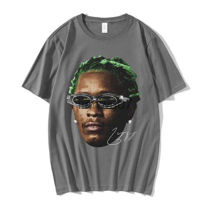 Mens T-Shirts Rapper Young Thug Graphic T Shirt Men Women Fashion Hip Hop Street Style Tshirt Summer Casual Short Sleeve Tee Shirt Oversized J230705