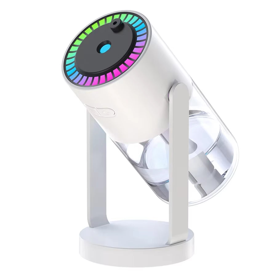 MistGlow 280ML Air Humidifier – Desktop Humidifier with Projector, Adjustable Light & Auto Off for Home & Office