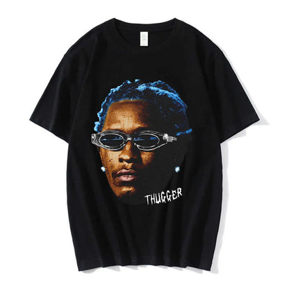 Mens T-Shirts Rapper Young Thug Graphic T Shirt Men Women Fashion Hip Hop Street Style Tshirt Summer Casual Short Sleeve Tee Shirt Oversized J230705